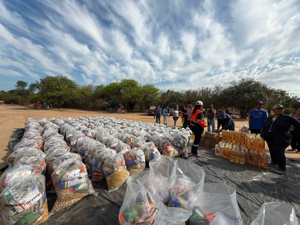 Entrega de 32.730 kilogramos de víveres a comunidades del distrito de Mariscal Estigarribia